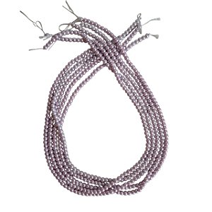 Pérola de Murano - 4mm - Cor Lilás