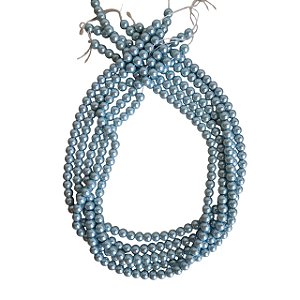 Pérola de Murano - 6mm - Cor Azul Celeste