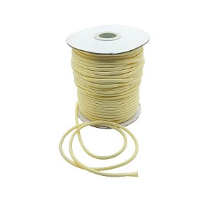 Cordão Coreano Encerado 3,5mm Cor Cru - 40 metros