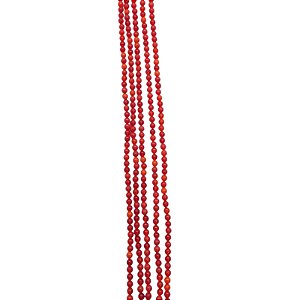 Pedra Natural Jaspe Coral Vermelho - Tamanho 3mm