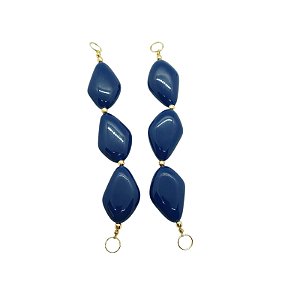 Alça de Resina Para Biquínis vestidos - Cor Azul Marinho