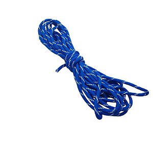 Corda náutica Maleável Azul Royal Com Listras - 6mm