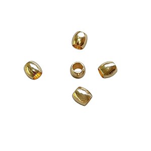 Entremeio de Metal Aurea - Banho Dourado - 10mm x 9,9mm