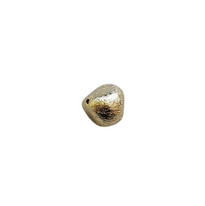 Entremeio Orgânico Metalizado Dourado - Tamanho 23mm x 21mm