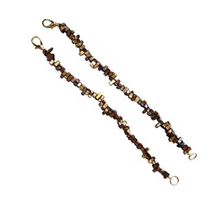 Alça de Abalone Bronze Perolado - Para Biquínis Vestidos Maios