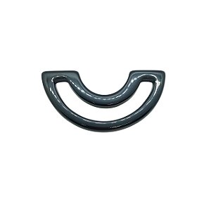 Choker de Resina Luna Frame para Confecção de Vestidos e Tops - Cor Preto