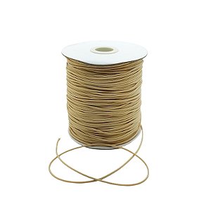 Cordão Coreano Cor Bege 1.5mm Rolo c/ 150 Metros