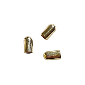 Ponteira De Metal - 5mm dourado