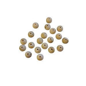 Bola ABS - Bege Com Mescla - 12mm