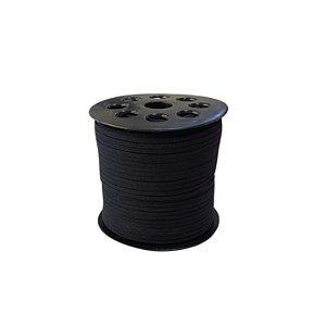 Fio De Camurça 2,7mm - Azul Marinho - Rolo Com 90 Metros