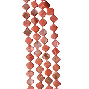 Fio De Madrepérola Natural - Coral