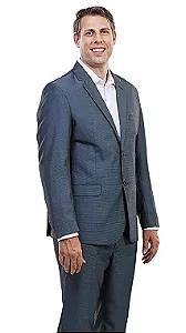 Costume Micro Alfaiataria Azul - Sofisticação e Elegância