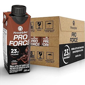 Piracanjuba Whey 23g Zero Lactose Sabor Cacau 250ml - Caixa 12x250ml