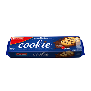 Biscoito Cookie Parati Baunilha com Gotas de Chocolate 60g 🏷️