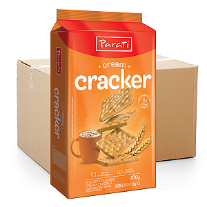 Biscoito Cream Cracker Parati 370g - Caixa 20x370g