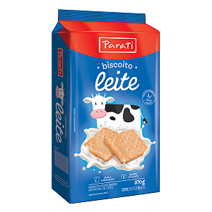 Biscoito de Leite Parati 370g - Kit com 5x370g