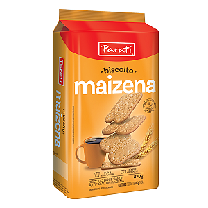 Biscoito Maizena Parati 370g - Kit com 5x370g