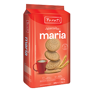Biscoito Maria Parati 370g - Kit com 5x370g