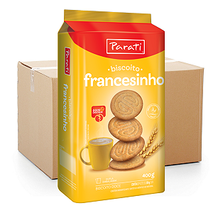 Biscoito Francesinho Parati 400g - Caixa 20x400g