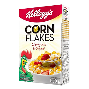 Cereal Matinal Kelloggs Corn Flakes Original 500g 🏷️