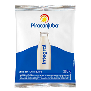 Leite em Pó Integral Piracanjuba 200g 🏷️