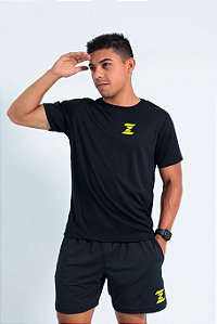 Camiseta Dry Fit Masculina UV30+ - Preta