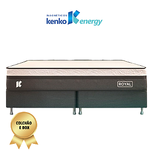 DUPLICADO - COLCHÃO MAGNÉTICO ROYAL ELITE COM VIBROMASSAGEM - COM BOX