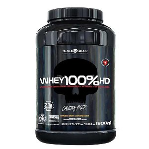 Whey Protein 100% HD 900 gr (WPC, WPI e WPH) Black Skull