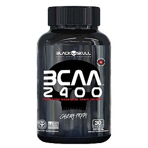 BCAA 2400 Suplemento Aminoácido 30 Tablets Black Skull