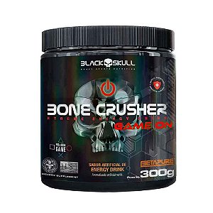 Bone Crusher Game-On 300 gr Pré Treino Black Skull