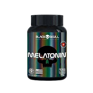 Melatonin 120 Comprimidos Melatonina Black Skull