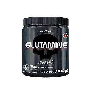 Glutamine Pura 300 gr Glutamina Black Skull