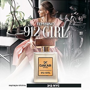 912 Girl - Inspiração Olfativa 212 Nyc Carolina Herrera - 50ml