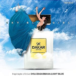 Sky Blue Girl - Inspiração Olfativa Light Blue Dolce&Gabbana - 50ml