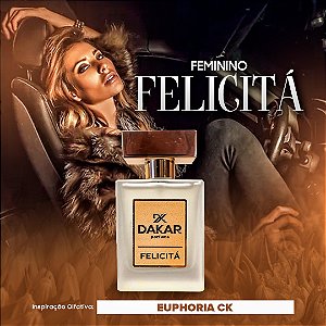 Felicitá - Inspiração Olfativa Euphoria Calvin Klein - 50ml