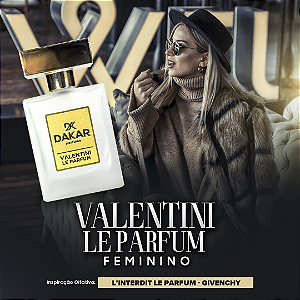 Valentini Le Parfum - Inspiração Olfativa L'INTERDIT LE PARFUM GIVENCHY - 50ml