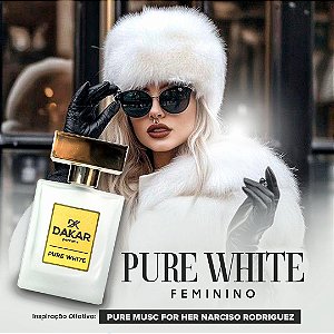Pure White - Inspiração Olfativa Pure Musc For Her Narciso Rodriguez - 50ml