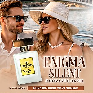 Enigma Silent - Inspiração Olfativa Hundred Silent Ways Nishane - 50ml