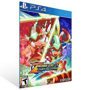 MEGA MAN ZERO/ZX LEGACY COLLECTION - PS4 - PSN MÍDIA DIGITAL