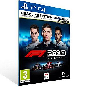 F1 2018 HEADLINE EDITION - PS4 - PSN MÍDIA DIGITAL