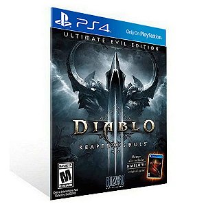 DIABLO 3 REAPER OF SOULS ULTIMATE EVIL EDITION - PS4 - PSN MÍDIA DIGITAL