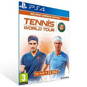 Tennis World Tour Roland-Garros Edition - PS4 - PSN Mídia Digital