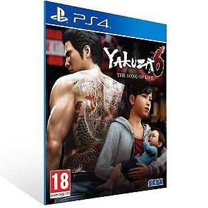 YAKUZA 6 THE SONG OF LIFE - PS4 - PSN MÍDIA DIGITAL