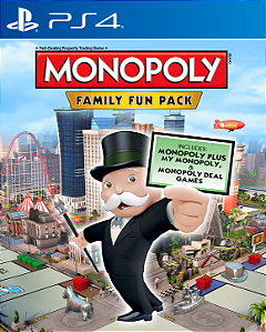 MONOPOLY Family Fun Pack - PS4 - PSN MÍDIA DIGITAL