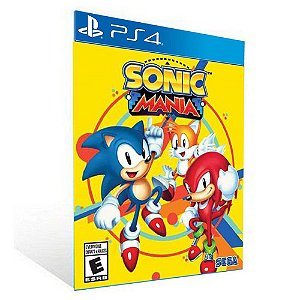 Sonic Mania - PS4 - PSN MÍDIA DIGITAL
