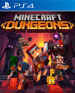 Minecraft Dungeons - PS4 - MÍDIA DIGITAL