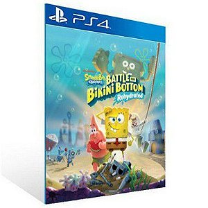 Bob Esponja Calça Quadrada - PS4 PSN MÍDIA DIGITAL