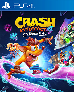 Crash Bandicoot 4 It’s About Time - PS4 - PSN MÍDIA DIGITAL