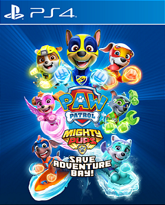 A PATRULHA CANINA OS CACHORRINHOS PODEROSOS SALVAM A BAÍA DA AVENTURA - PS4 - PSN MÍDIA DIGITAL
