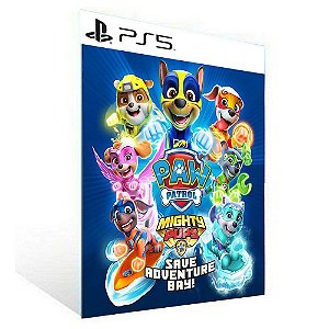 A PATRULHA CANINA OS CACHORRINHOS PODEROSOS SALVAM A BAÍA DA AVENTURA - PS5 - PSN MÍDIA DIGITAL